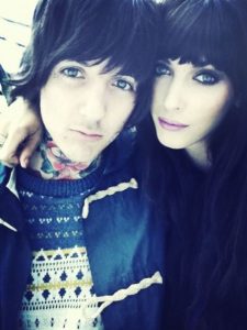 Oliver Sykes and his ex girlfiend Amanda Hendrick